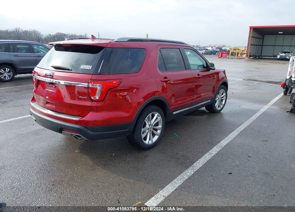 2018 FORD EXPLORER XLT VIN: 1FM5K8D87JGA19275