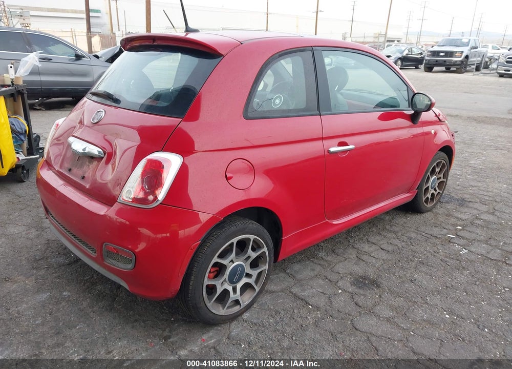 2013 FIAT 500 VIN: 3C3CFFBR1DT563257