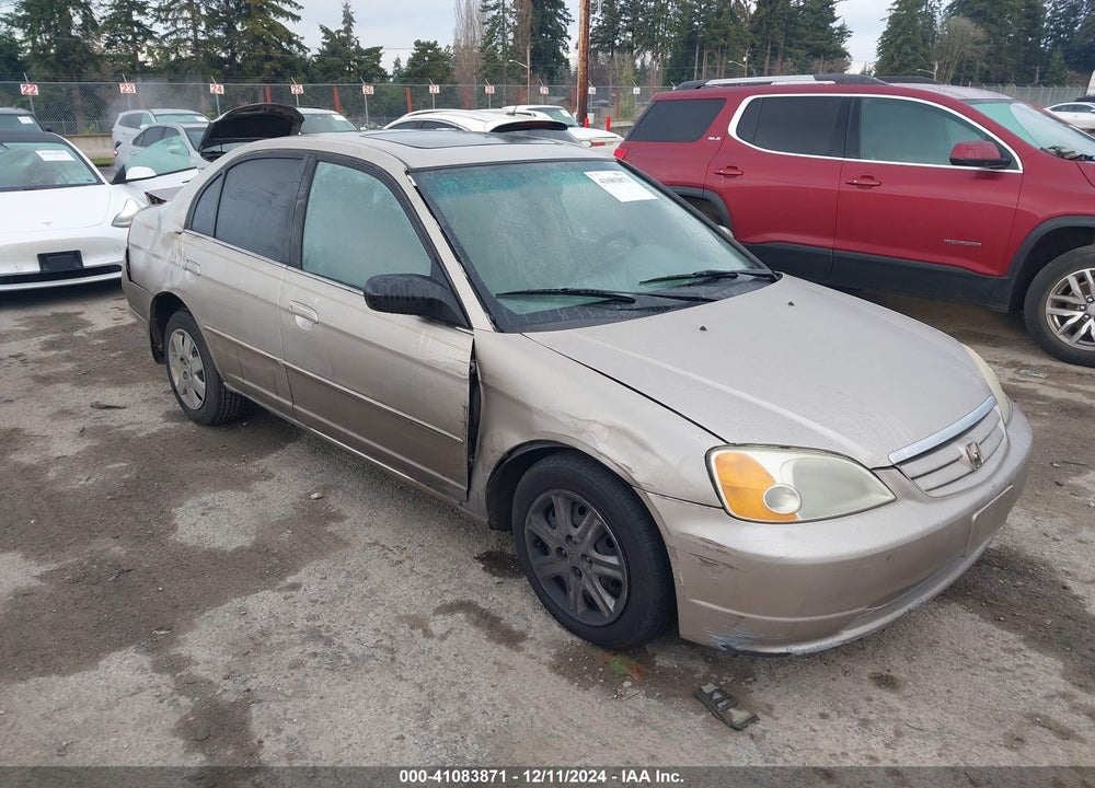2002 HONDA CIVIC EX VIN: 1HGES26792L050768