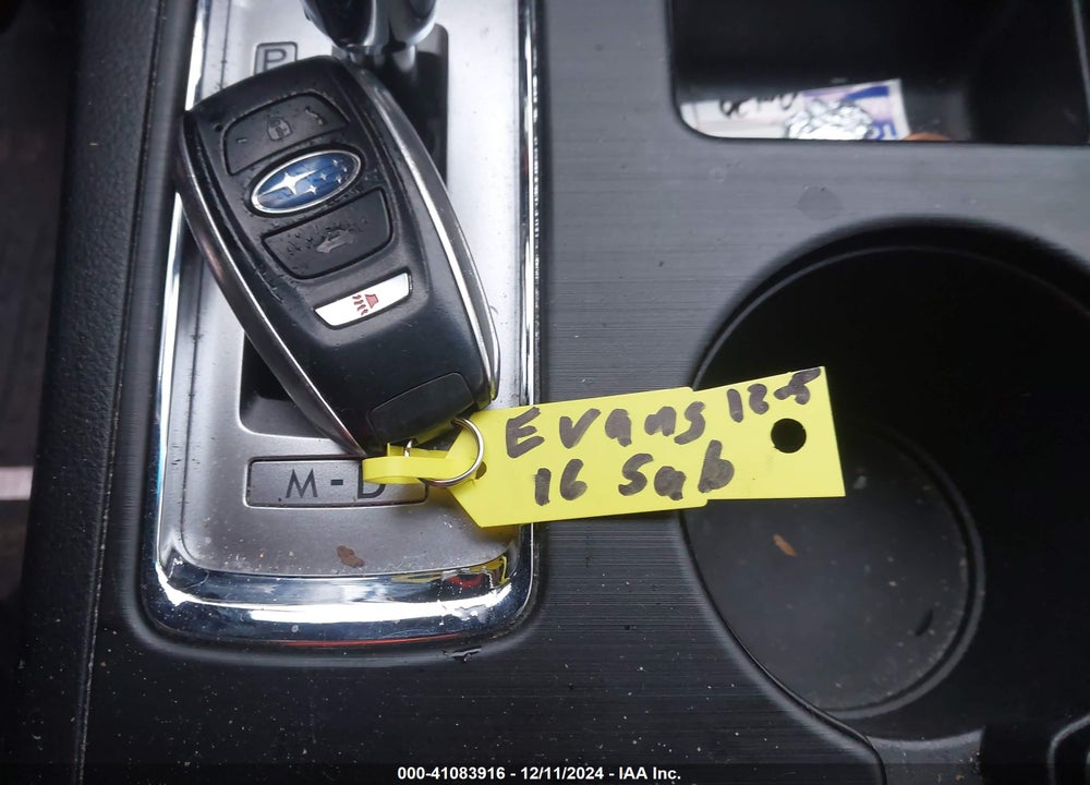 2016 SUBARU LEGACY 2.5I LIMITED VIN: 4S3BNAN63G3024329