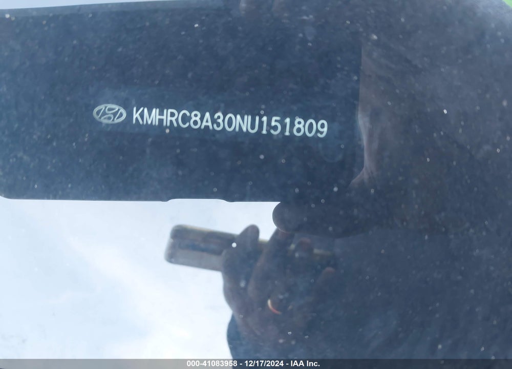 2022 HYUNDAI VENUE LIMITED VIN: KMHRC8A30NU151809