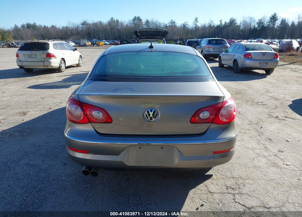 2012 VOLKSWAGEN CC SPORT VIN: WVWMP7AN6CE505970