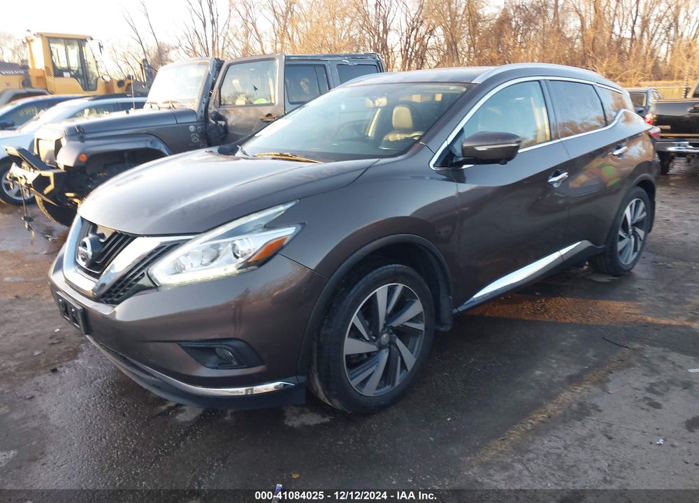 2015 NISSAN MURANO PLATINUM VIN: 5N1AZ2MH3FN209486