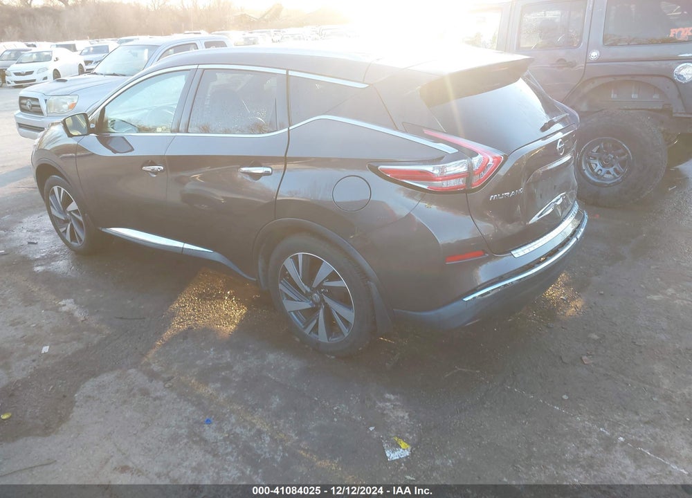 2015 NISSAN MURANO PLATINUM VIN: 5N1AZ2MH3FN209486