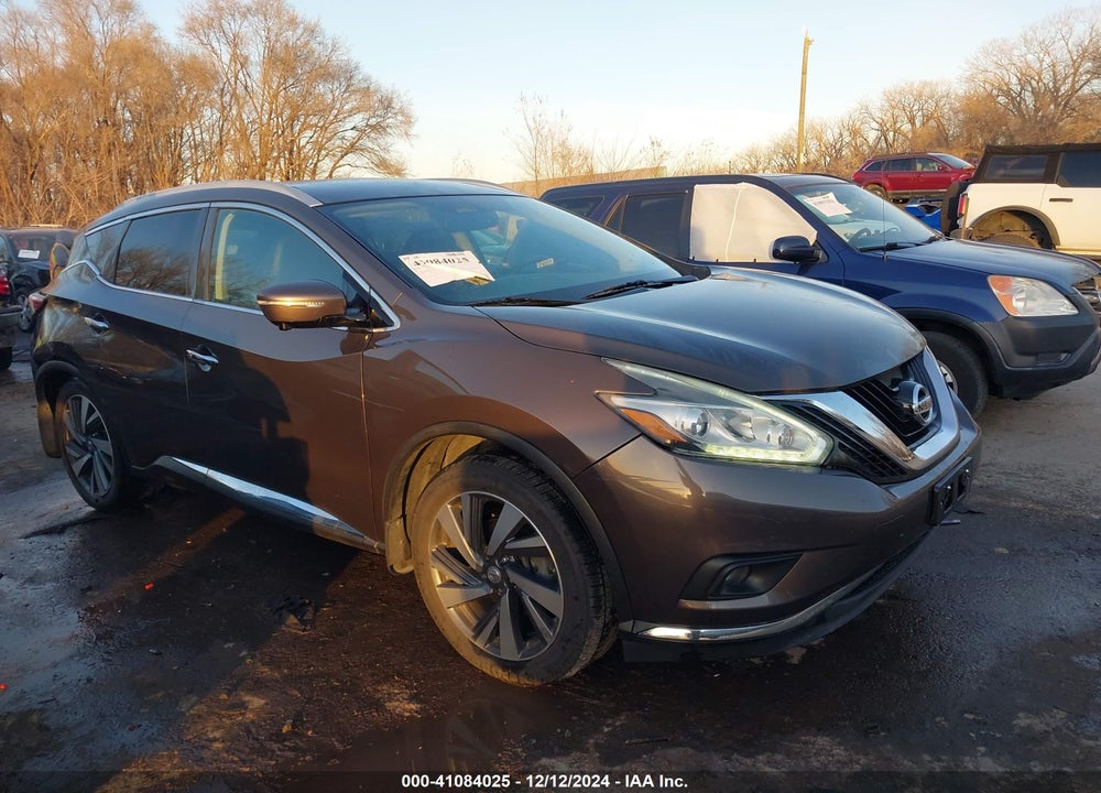 2015 NISSAN MURANO PLATINUM VIN: 5N1AZ2MH3FN209486