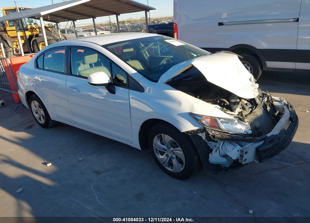 2013 HONDA CIVIC LX VIN: 19XFB2F53DE035082