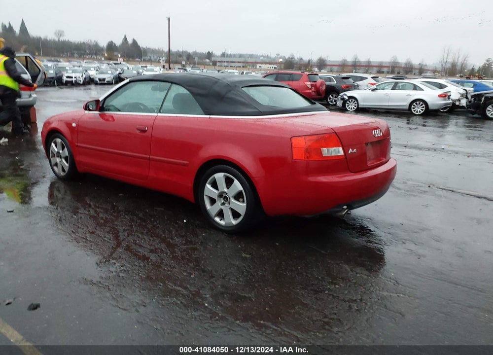 2006 AUDI A4 3.0 VIN: WAUDT48H36K008260