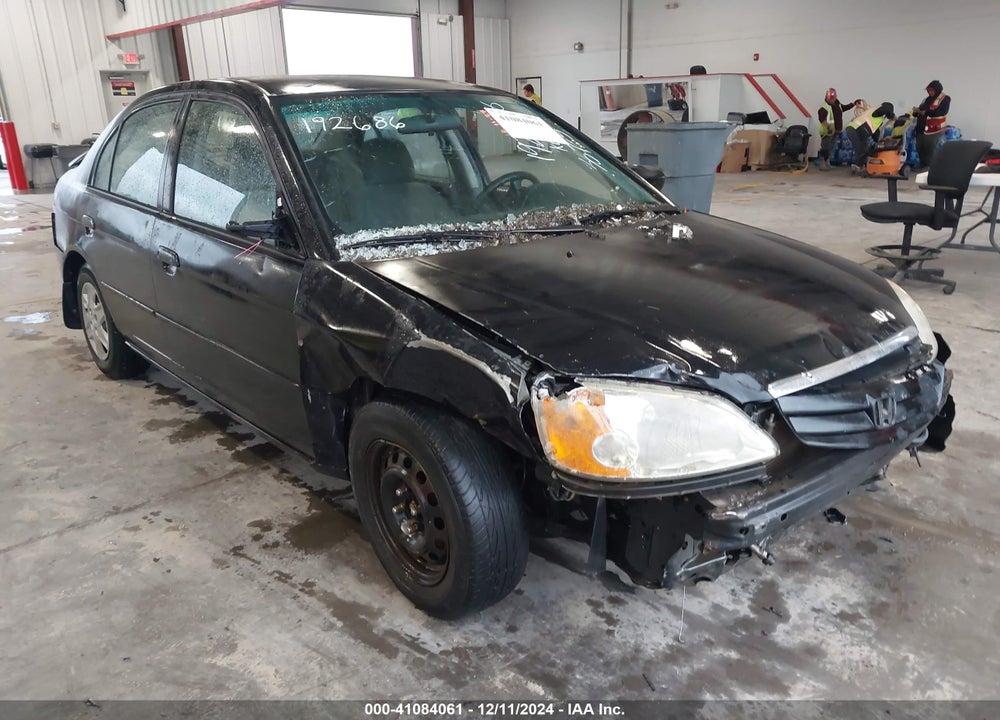 2002 HONDA CIVIC LX VIN: 2HGES16552H613675