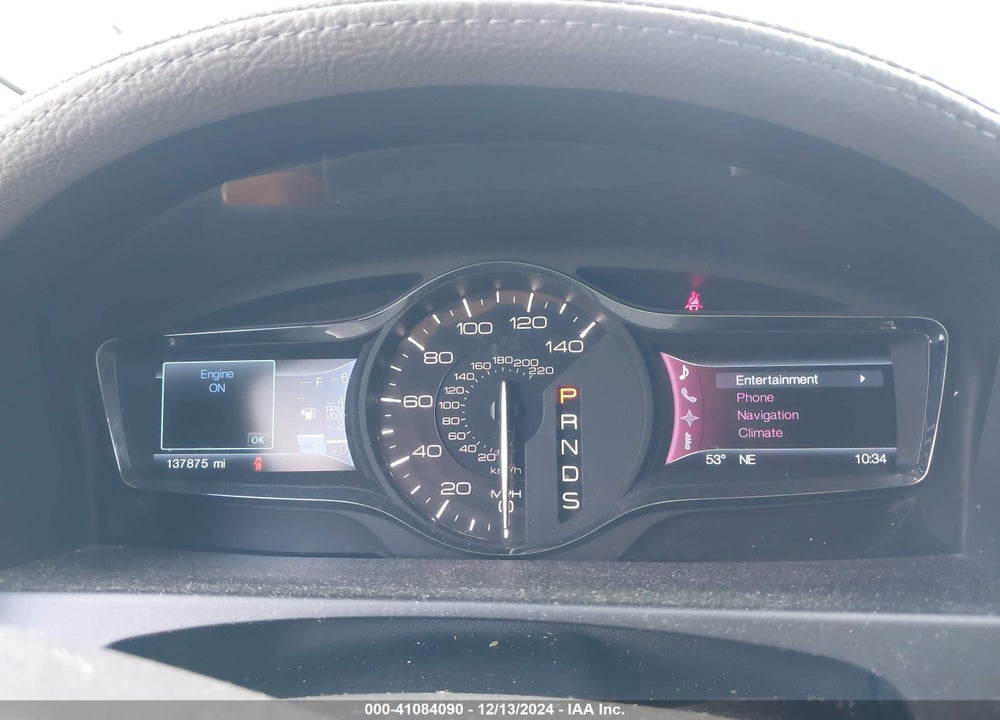2013 LINCOLN MKX VIN: 2LMDJ6JK3DBL45240