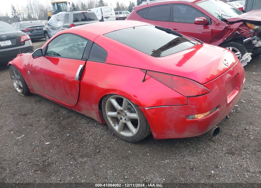 2004 NISSAN 350Z VIN: JN1AZ34D84T165360