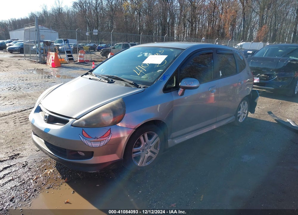 2007 HONDA FIT VIN: JHMGD38677S042188