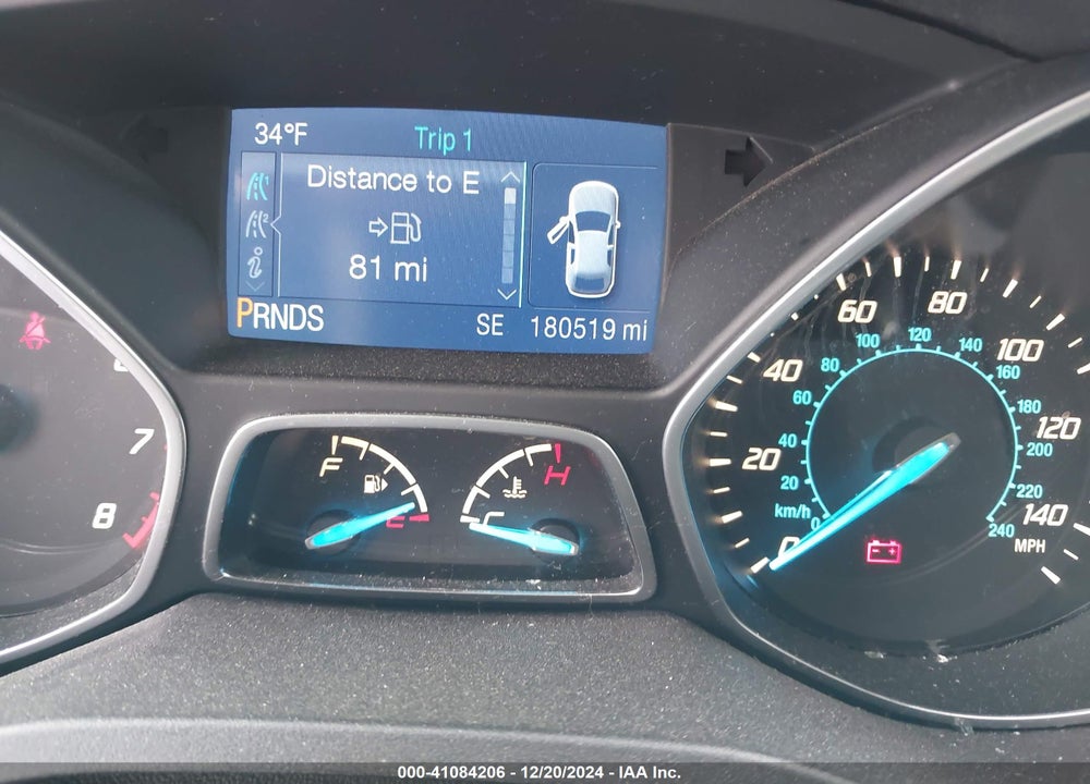 2014 FORD ESCAPE SE VIN: 1FMCU9G97EUA15083