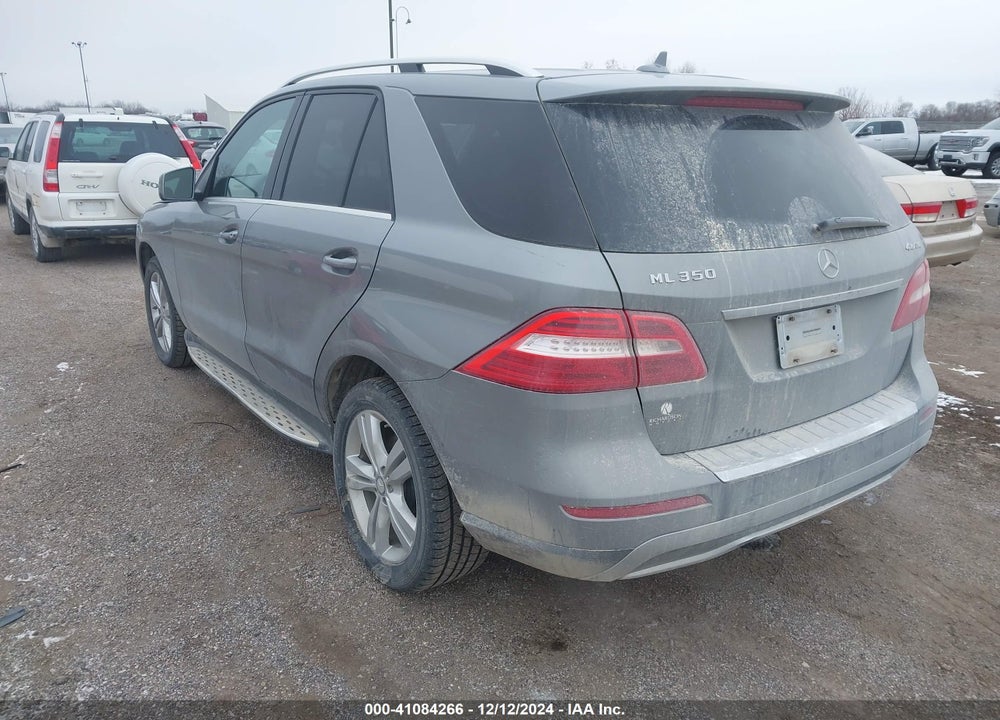 2015 MERCEDES-BENZ ML 350 4MATIC VIN: 4JGDA5HB7FA475239