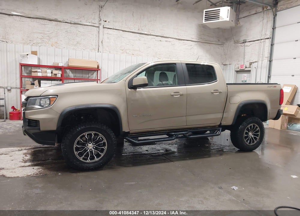 2021 CHEVROLET COLORADO 4WD SHORT BOX ZR2 VIN: 1GCGTEEN5M1267660