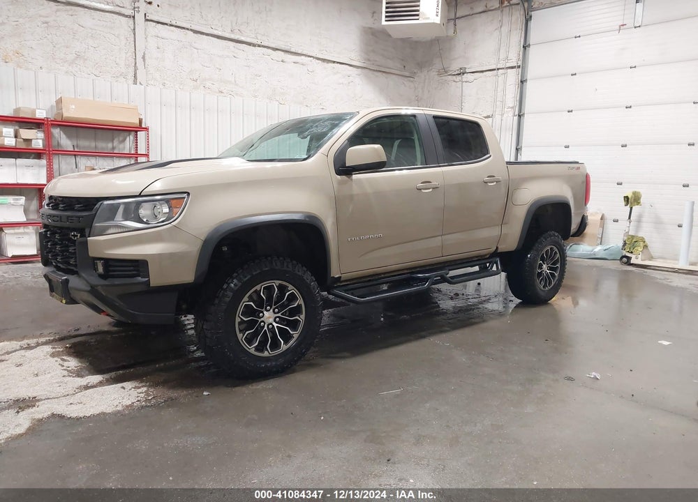 2021 CHEVROLET COLORADO 4WD SHORT BOX ZR2 VIN: 1GCGTEEN5M1267660