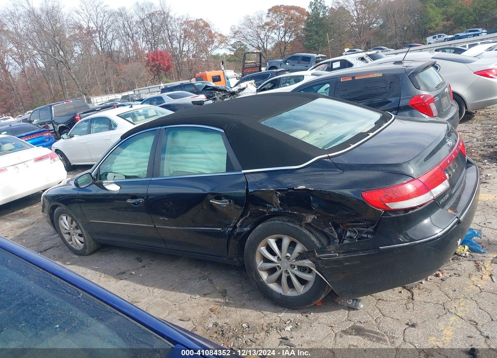 2006 HYUNDAI AZERA VIN: KMHFC46F96A068994