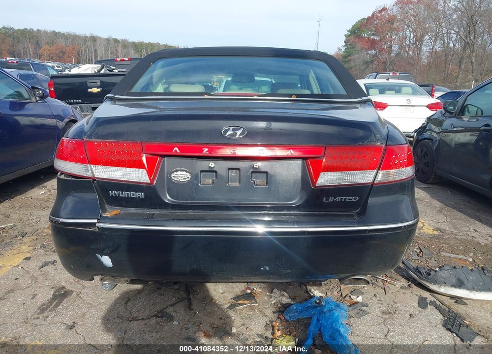 2006 HYUNDAI AZERA VIN: KMHFC46F96A068994