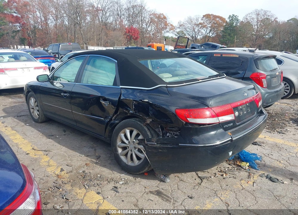2006 HYUNDAI AZERA VIN: KMHFC46F96A068994