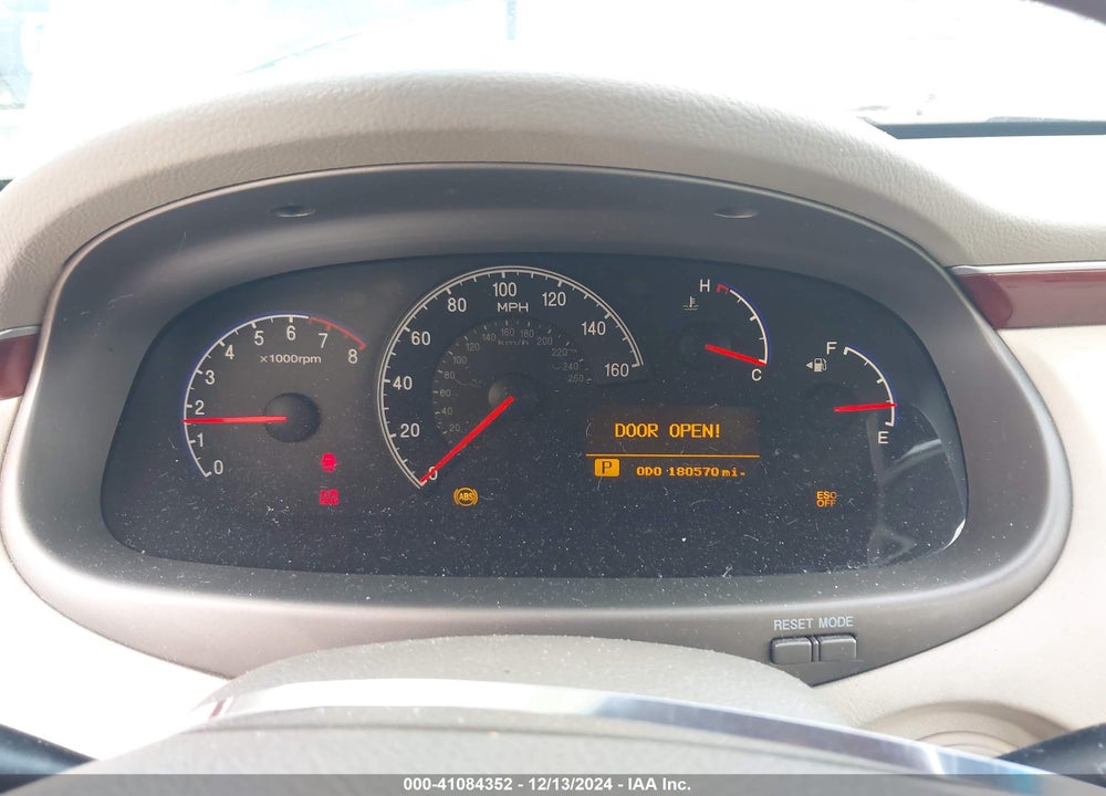 2006 HYUNDAI AZERA VIN: KMHFC46F96A068994