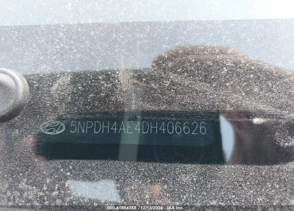 2013 HYUNDAI ELANTRA VIN: 5NPDH4AE4DH406626