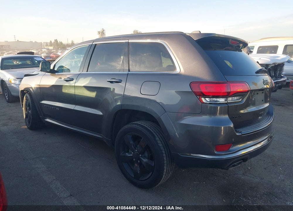 2016 JEEP GRAND CHEROKEE HIGH ALTITUDE VIN: 1C4RJFCG8GC423515