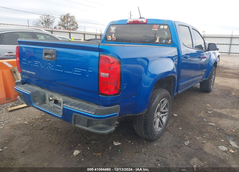 2022 CHEVROLET COLORADO 2WD SHORT BOX WT VIN: 1GCGSBEA9N1313622