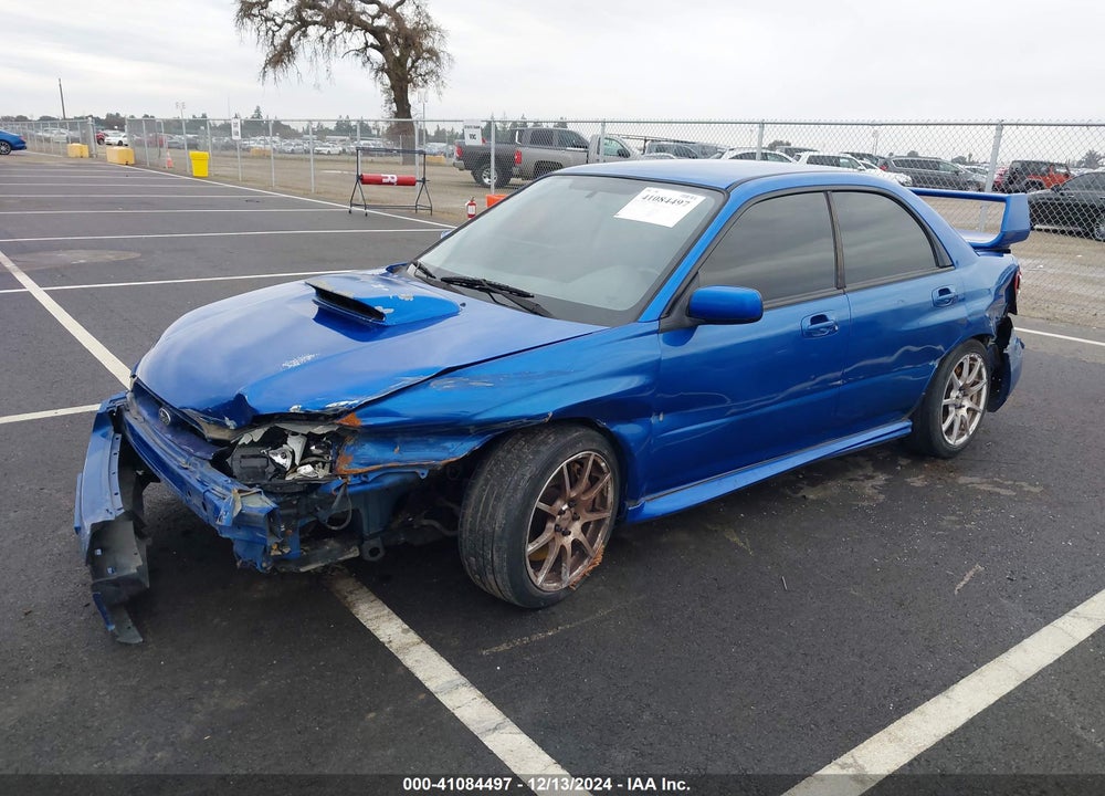 2004 SUBARU IMPREZA WRX STI VIN: JF1GD70634L519487