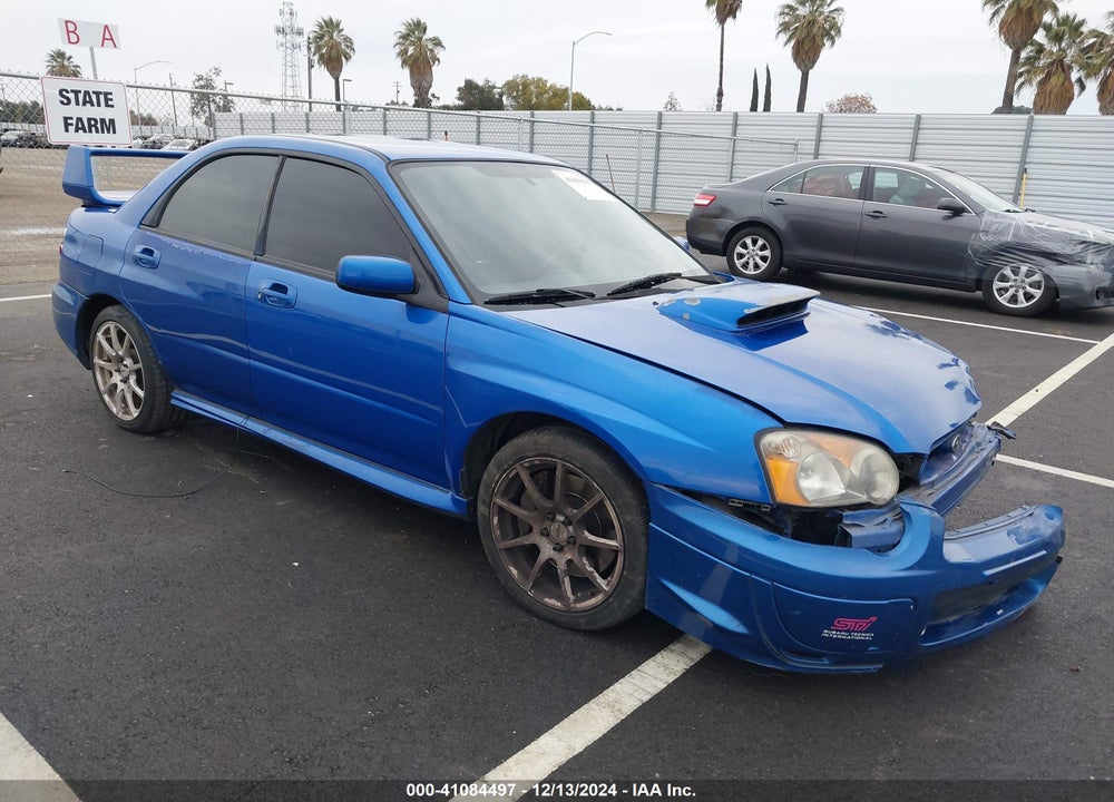 2004 SUBARU IMPREZA WRX STI VIN: JF1GD70634L519487