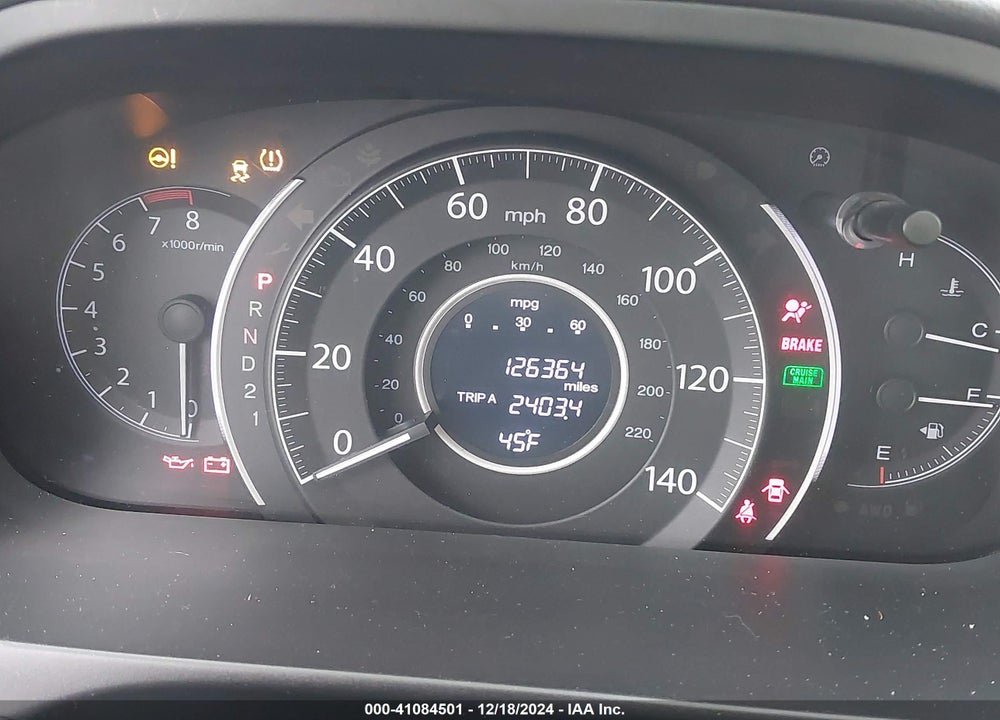 2013 HONDA CR-V EX-L VIN: 2HKRM4H74DH628446
