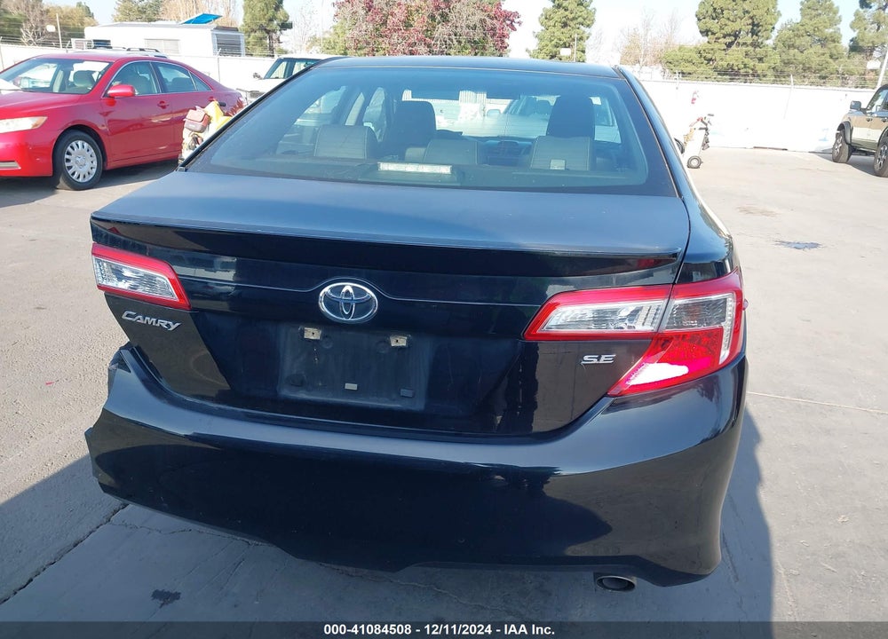 2012 TOYOTA CAMRY SE VIN: 4T1BF1FK9CU190721