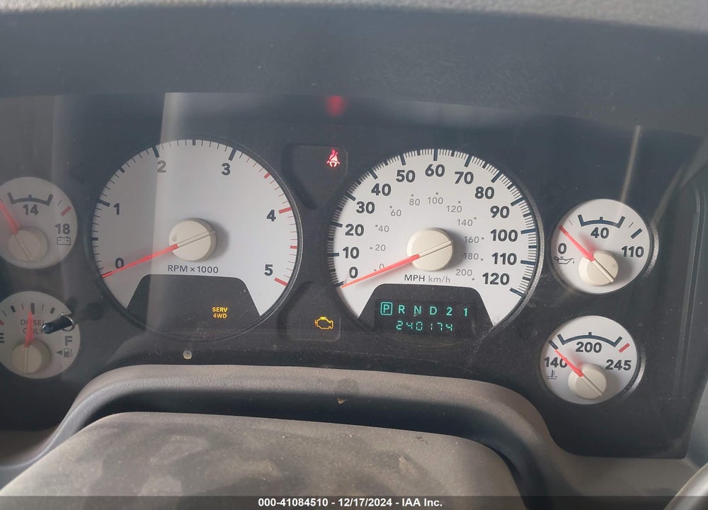 2007 DODGE RAM 2500 LARAMIE VIN: 1D7KS28C97J568464