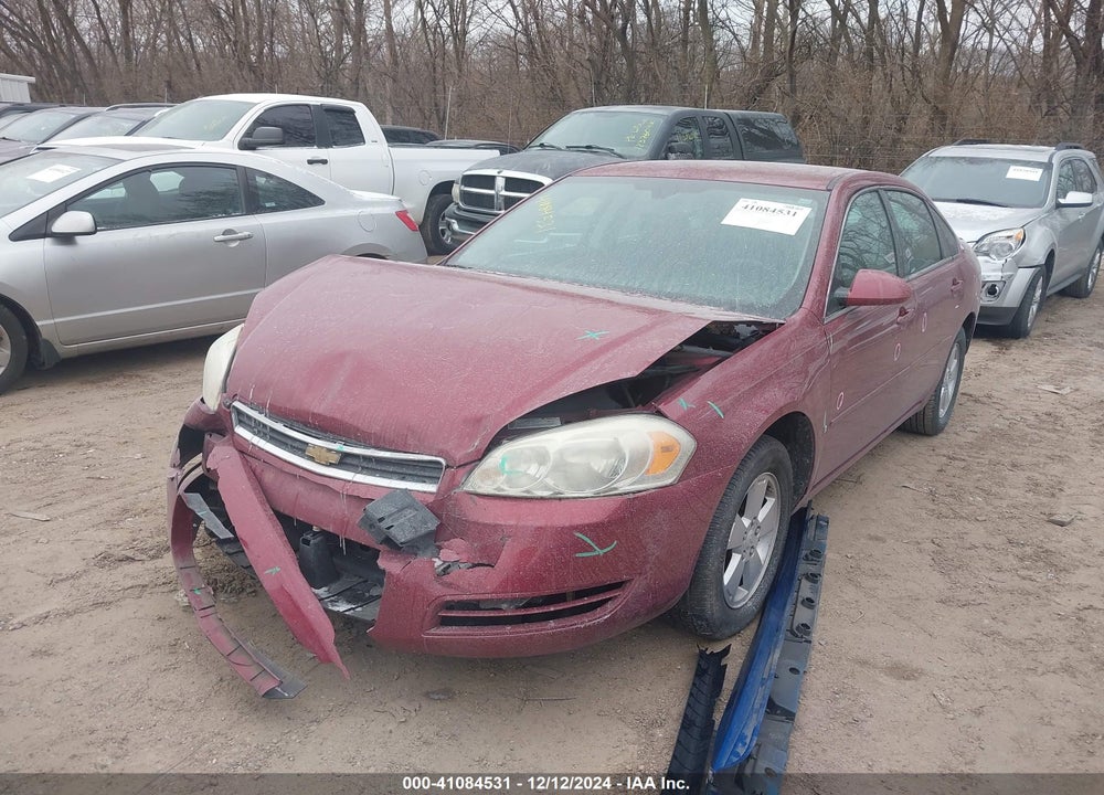 2008 CHEVROLET IMPALA LT VIN: 2G1WT58K089239465