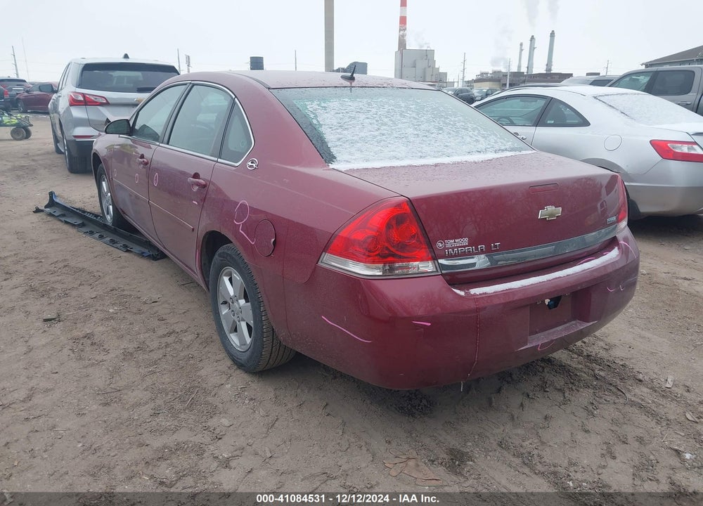 2008 CHEVROLET IMPALA LT VIN: 2G1WT58K089239465