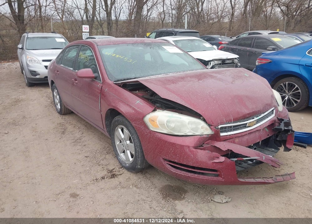 2008 CHEVROLET IMPALA LT VIN: 2G1WT58K089239465