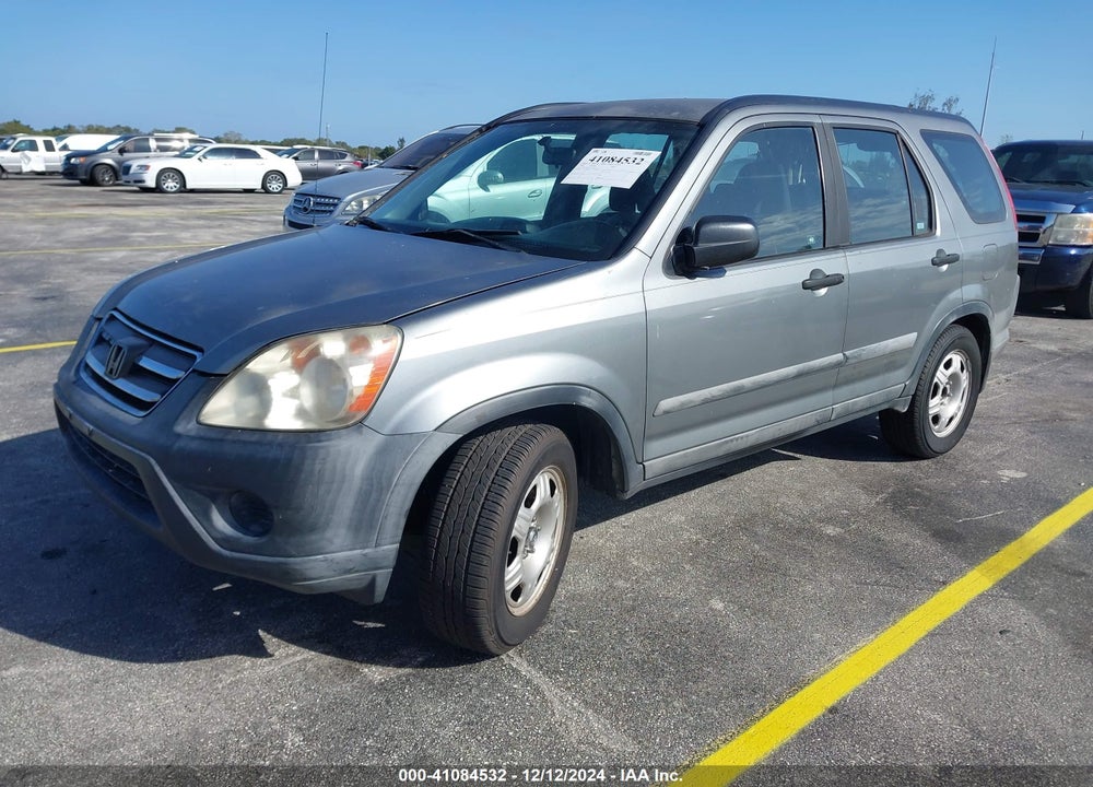 2006 HONDA CR-V LX VIN: SHSRD68586U406030