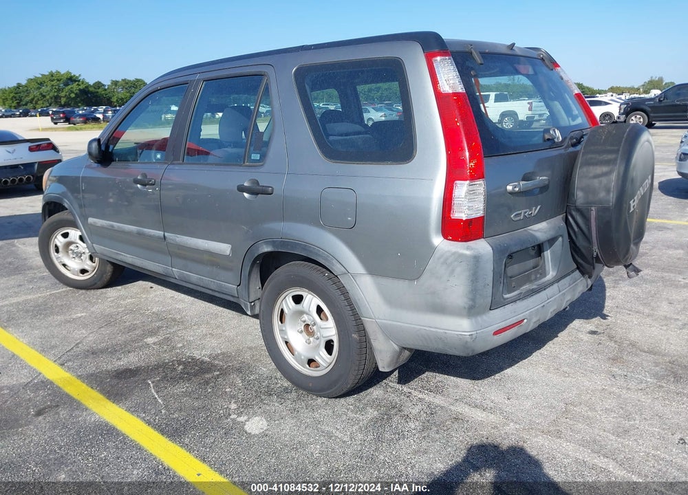 2006 HONDA CR-V LX VIN: SHSRD68586U406030