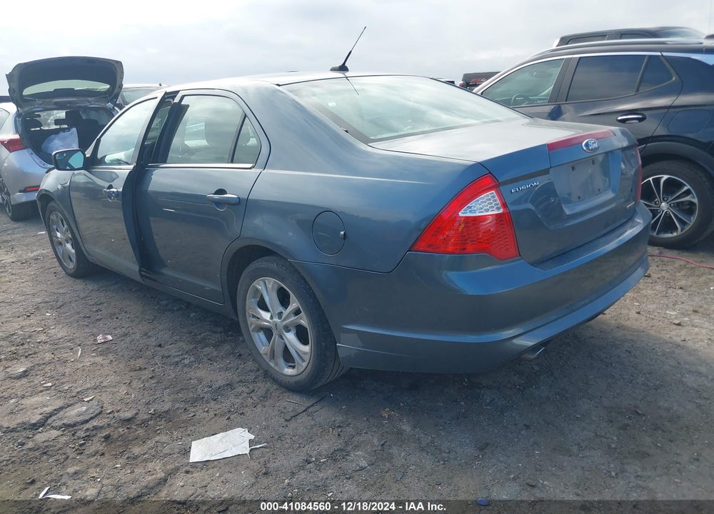 2012 FORD FUSION SE VIN: 3FAHP0HG1CR336928
