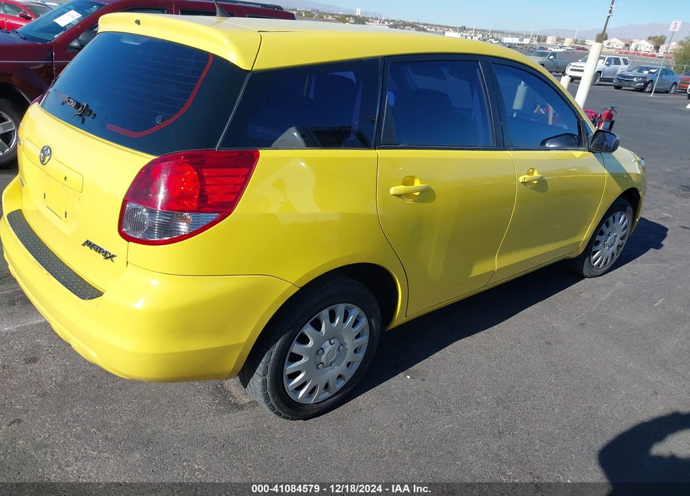 2004 TOYOTA MATRIX/XR VIN: 2T1KR32E84C310305