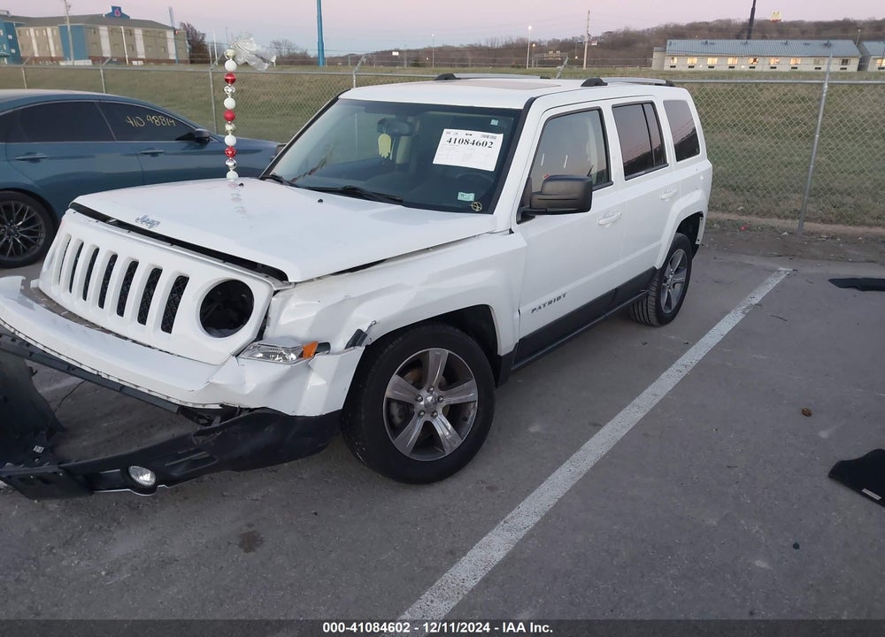 2017 JEEP PATRIOT HIGH ALTITUDE FWD VIN: 1C4NJPFA8HD203377