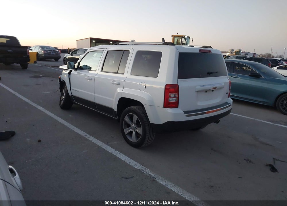 2017 JEEP PATRIOT HIGH ALTITUDE FWD VIN: 1C4NJPFA8HD203377