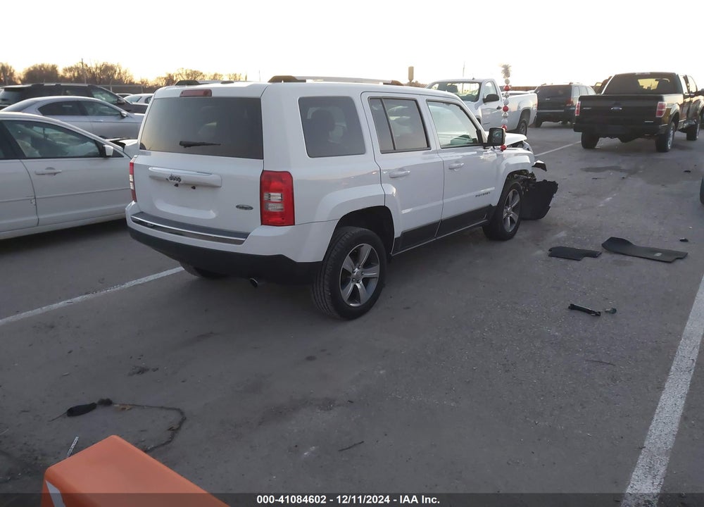 2017 JEEP PATRIOT HIGH ALTITUDE FWD VIN: 1C4NJPFA8HD203377