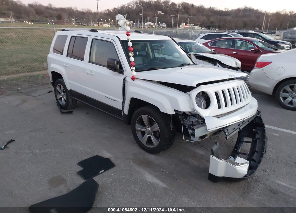 2017 JEEP PATRIOT HIGH ALTITUDE FWD VIN: 1C4NJPFA8HD203377