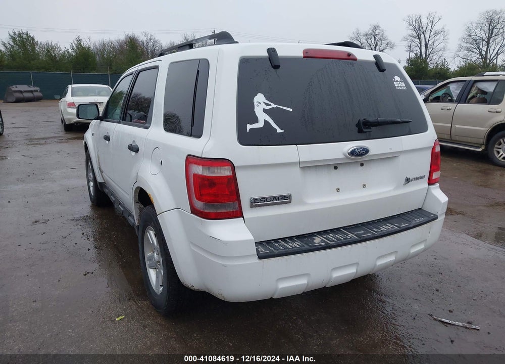 2008 FORD ESCAPE HYBRID VIN: 1FMCU59H28KC97811