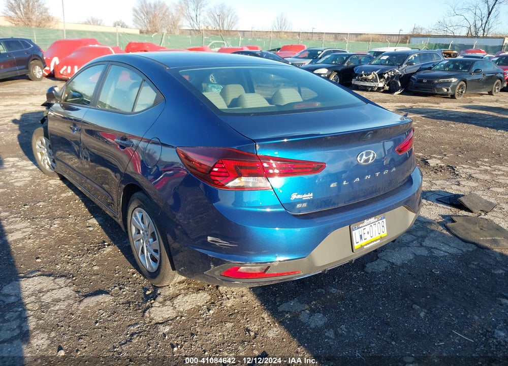 2019 HYUNDAI ELANTRA SE VIN: 5NPD74LF9KH455195