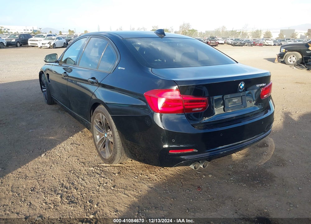2018 BMW 330E IPERFORMANCE VIN: WBA8E1C51JA167591