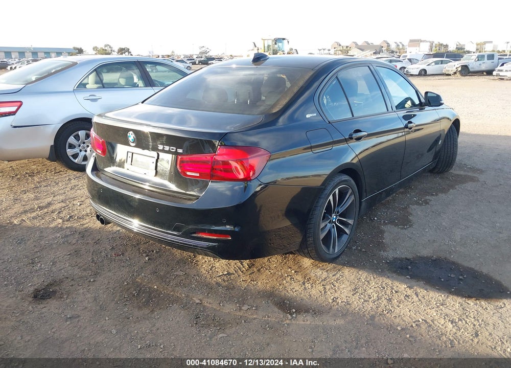 2018 BMW 330E IPERFORMANCE VIN: WBA8E1C51JA167591