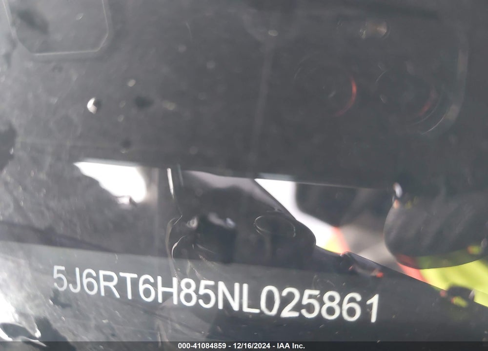 2022 HONDA CR-V HYBRID EX-L VIN: 5J6RT6H85NL025861