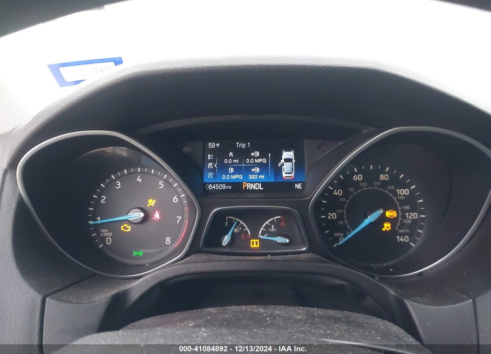 2018 FORD FOCUS SE VIN: 1FADP3F2XJL204043