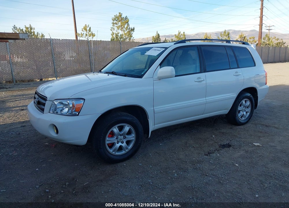 2003 TOYOTA HIGHLANDER V6 VIN: JTEHF21AX30101731