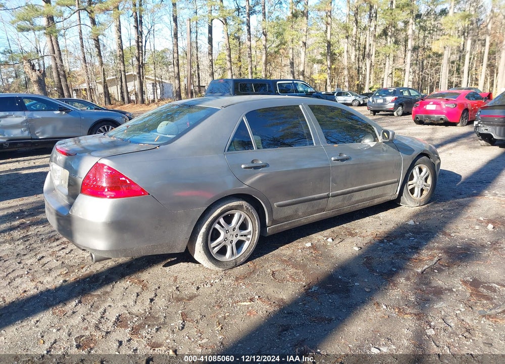 2007 HONDA ACCORD 2.4 SE VIN: 1HGCM56327A134062